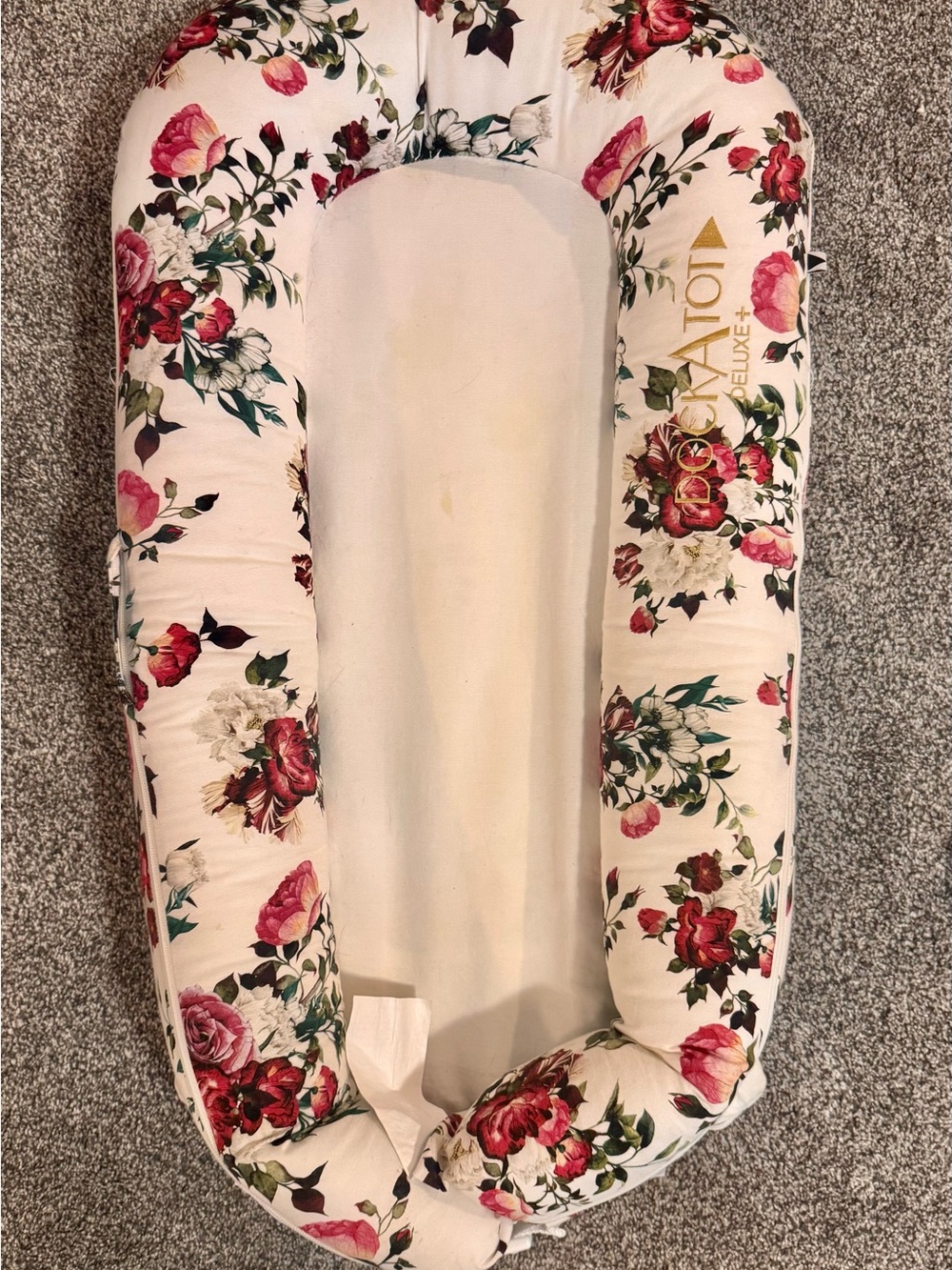 Dock A Tot Deluxe+ - Pink Rose Print
